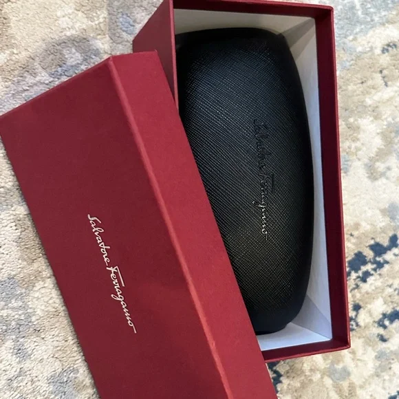 Salvatore Ferragamo Brown Sunglasses with Cat-Eye Shape and Glossy Frames